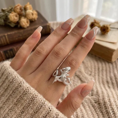 Chimuelo y Furia Luminosa Anillos ajustables